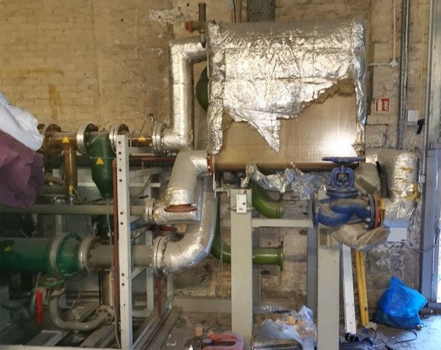 Calnetix ORC 8Photo of GE Calnetix heat to power ORC with heat exchangers and piping - used orc for sale