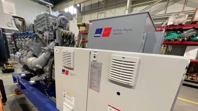 nullImage of MTU 8V4000 GS MIP+ MMC turbocharged gas engine with a MTU interface panel - used gas generator for sale uk