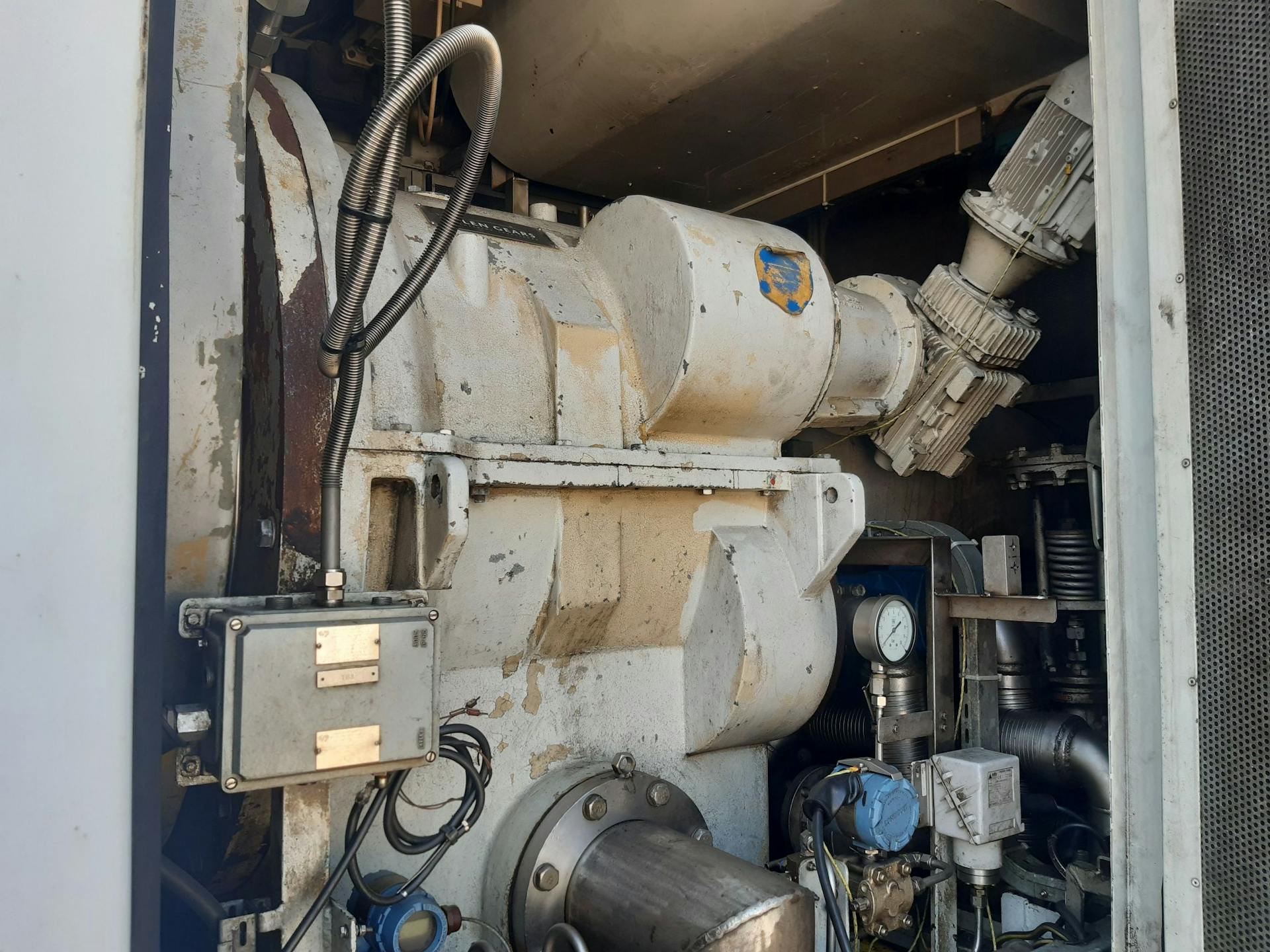 nullPhoto of Turbogas Turbine GE5/1 5MW complete turbogas turbine plant with electric generator and boiler - used gas turbine