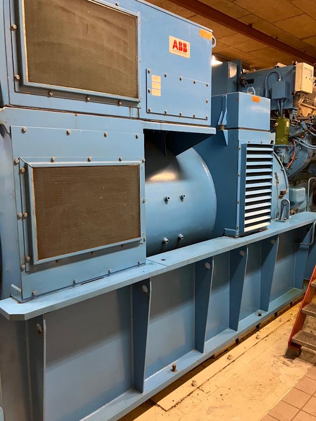 nullImage of Rolls Royce KVSG 18 G4 Natural Gas Generator Set with engine and exhaust gas heat exchanger - used gas generator uk