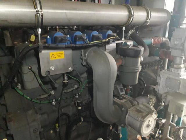 nullImage of Schnell CHP Biogas Container generator with base frame, engine and alternator - generator for sale used