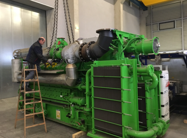 nullImage of JENBACHER JMS 616 GS-N.L Natural Gas Generator Set with Gas booster, Synchronisation panel - second hand generator