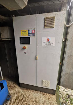 nullImage of MAN E0836 LE302 Biogas Containerised Generating set with control panel door - secondhand gas generator for sale uk