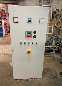 nullPhoto of MAN ELECTRO HAGL E0834 E312 Complete Generating Set showing control panel door - preowned gas generator for sale uk