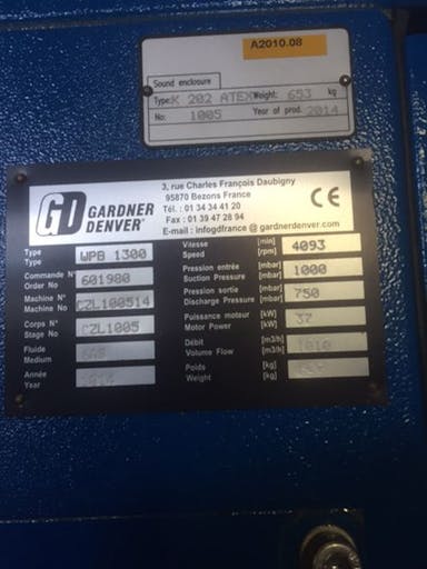 Gardner Denver 4Used-Gas-Engine