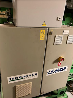nullImage of Jenbacher 620 J620GSE01 Natural Gas Generator Set with control panel doors - used gas genset for sale