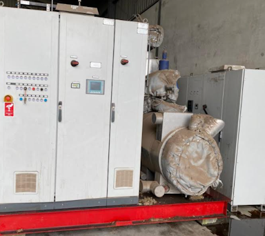 Complete Turboden 700 kW ORC plant.Image of control panel for Turboden ORC 700kW 2016 - industrial used organic rankine cycle for sale