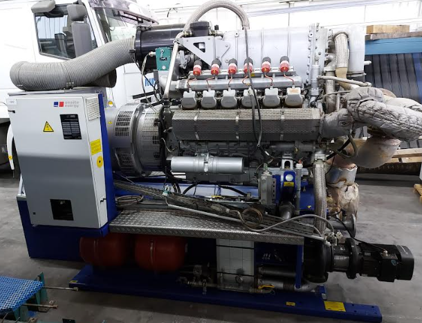 nullPhoto of MTU E3042Z6 Complete combined heat and power CHP natural gas genset with alternator - used genset for sale uk