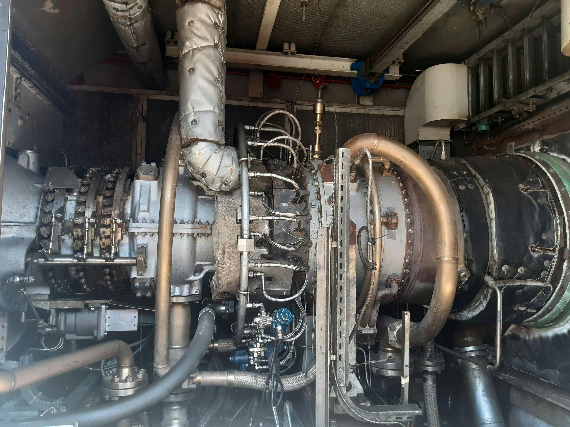 nullPhoto of Turbogas Turbine GE5/1 5MW complete turbogas turbine plant with electric generators - secondhand gas turbine